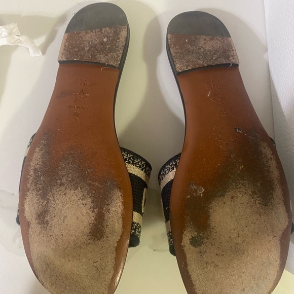 DIOR deep blue Dway slide sandal - Picture 4 of 8